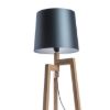 CONNY 35/30 állólámpa búra Polycotton fekete/fehér PVC max. 23W