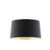 ASPRO 55/30 lámpabúra Polycotton fekete/fehér PVC max. 23W