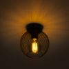 COSIR 18 mennyezeti lámpa fekete 230V LED E27 11W