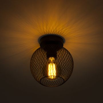 COSIR 18 mennyezeti lámpa fekete 230V LED E27 11W