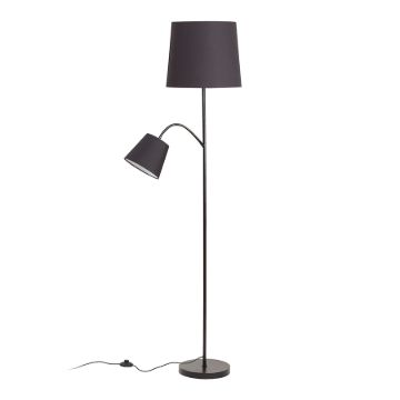 PAMPA állólámpa talapzat fekete 230V LED E27 11+7W