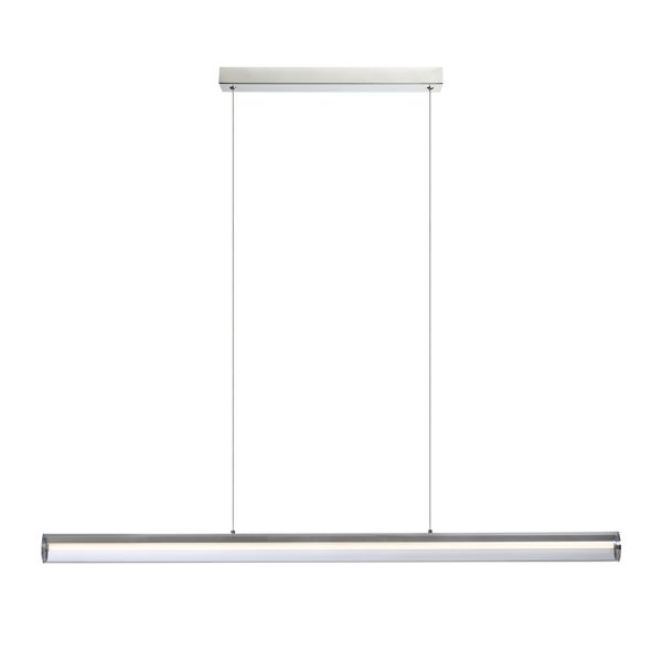 RIVIER LED I függő lámpa króm/tiszta akril 230V LED 24W 3000K