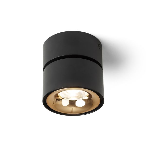 ALBANO felületre szerelhető fekete/aranysárga  230V LED 5W  3000K