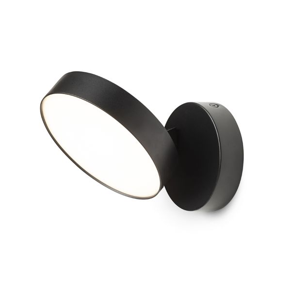 ARETHA felületre szerelhető fekete  230V LED 12W  3000K
