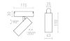 LOKI 11 a WEGA/WAWE rendszerekhez fekete  24= LED 12W 24°  3000K 4000K 6500K