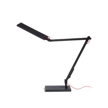 NORMA DIMM asztali lámpa fekete/piros 230V LED 10W 100° 3000K 4000K 6500K