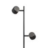 NOVA II állólámpa fekete króm/tej akril 230V LED 2x3.5W 3000K