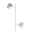 NOVA II állólámpa fehér króm/tej akril 230V LED 2x3.5W 3000K