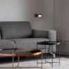 NOVA I fali lámpa fekete króm/tej akril 230V LED 4.2W 3000K