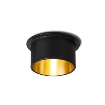 ORTA süllyesztett lámpa fekete/aranysárga 230V LED GU10 9W