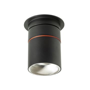 AUGUSTA süllyesztett lámpa fekete króm 230V LED 12W 36°  3000K