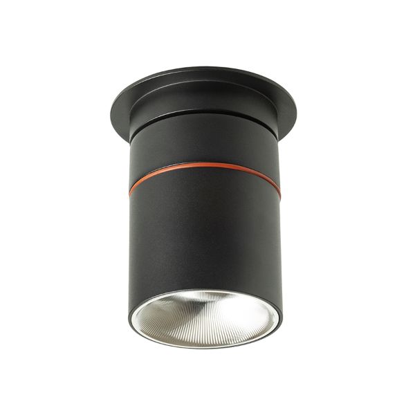AUGUSTA süllyesztett lámpa fekete króm 230V LED 12W 36°  3000K