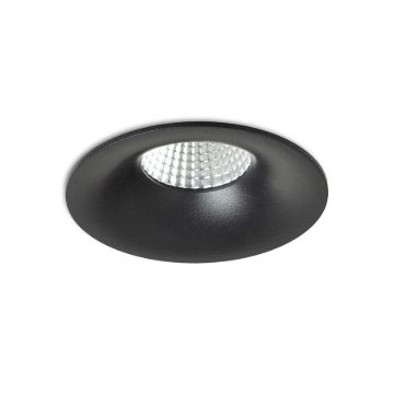 FLEUR IP54 DIMM süllyesztett lámpa fekete 230V LED 15W 60° IP54 3000K