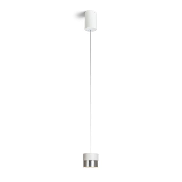JUNIPER függő behúzható fehér króm 230V LED 15W 30°  3000K