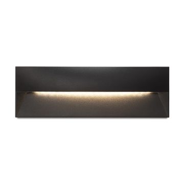 REP 27 süllyesztett lámpa fekete 230V LED 10W 90° IP65 3000K