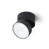 FLAVIO R felületre szerelhető fekete 230V LED 6W 110° IP54 3000K