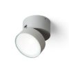 FLAVIO R felületre szerelhető világosszürke 230V LED 6W 110° IP54 3000K