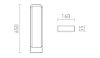 BONN 65 állólámpa feketésszürke  230V LED 7W 120° IP65  3000K