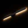 BONAREA 104 fali lámpa fekete szatén akril 230V LED 18W 120° IP54  3000K