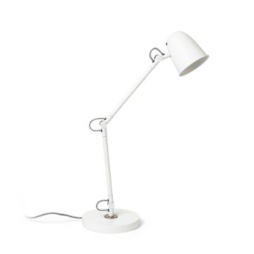 DANNY asztali lámpa fehér matt nikkel 230V LED E14 5W