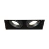 ELECTRA II GU10 frameless fekete 230V LED GU10 8W