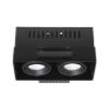 ELECTRA II GU10 frameless fekete 230V LED GU10 8W