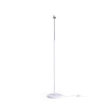 EMMETT állólámpa talapzat fehér króm 230V LED E27 15W