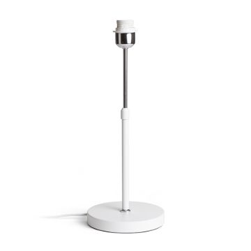 EMMETT asztali lámpatest fehér króm 230V LED E27 15W