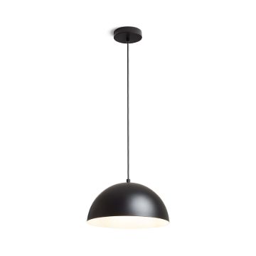 GLADYS 30 függő lámpa fekete/fehér  230V LED E27 15W