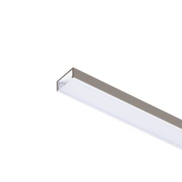 LED PROFILE G felületre szerelhető 1m fehér matt akrilát/alumínium 