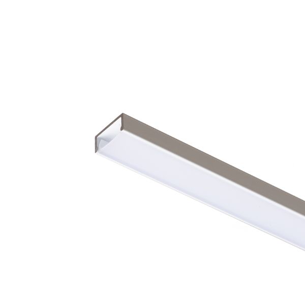 LED PROFILE G felületre szerelhető 1m fehér matt akrilát/alumínium 