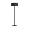 CORTINA/JAKARANDA állólámpa fekete/fekete textil/fém 230V LED E27 15W