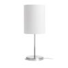 NYC/RON 15/20 asztali lámpa  Monaco galamb szürke/ezüst PVC/nikkel 230V LED E27 15W
