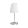 NYC/CONNY 15/15 asztali lámpa  Polycotton fehér/nikkel 230V LED E27 11W