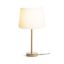 MAUI/AMBITUS 30 asztali lámpa  Polycotton fehér/fa 230V LED E27 15W