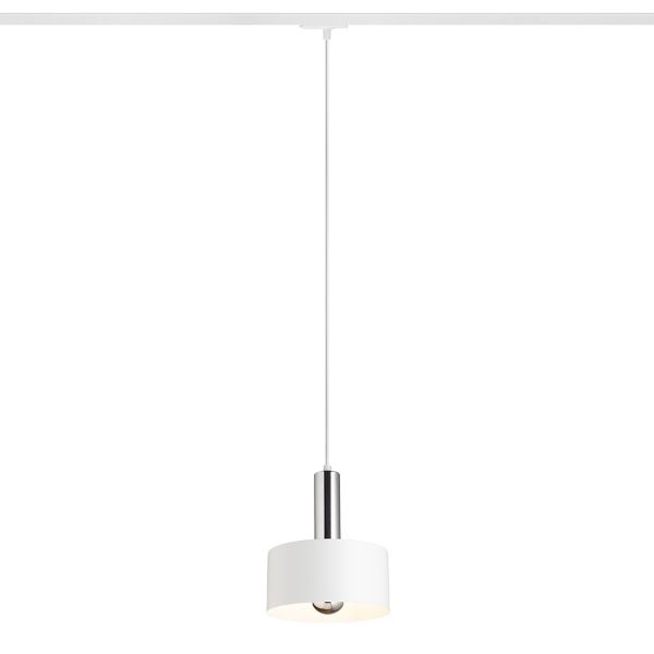 GIULIA 20 egy áramkörös sínre fehér króm 230V LED E27 15W