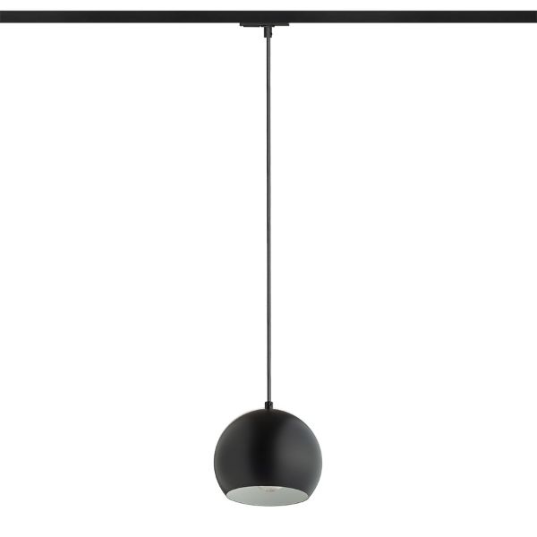 AGNETA egy áramkörös sínen függő lámpa fekete  230V LED E27 11W
