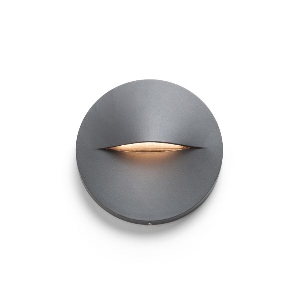 BOBO R fali lámpa antracitszürke 230V LED 3W IP65 3000K