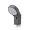 ELIA PIR fali lámpa antracitszürke 230V LED 9W IP44 3000K
