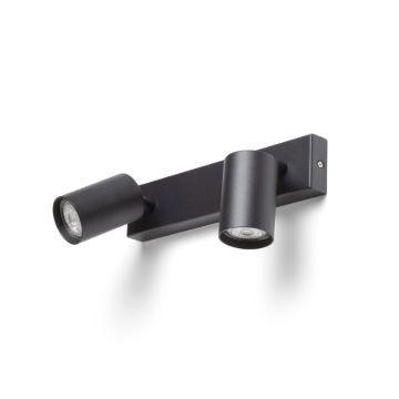 DUDE II felületre szerelhető fekete 230V LED GU10 2x9W