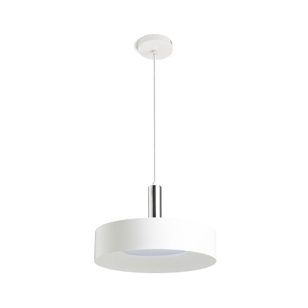 GIULIA 40 függő lámpa fehér króm 230V LED E27 30W
