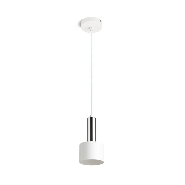 GIULIA 12 függő lámpa fehér króm 230V LED E27 11W