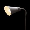 ANIKA asztali lámpa matt fehér matt nikkel 230V LED E27 15W
