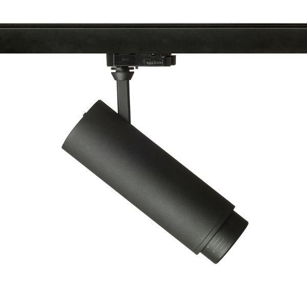 FOCUS 20 DIMM háromfázisú áramkörös sínre fekete  230V LED 20W 10 60°  3000K 4000K 5000K