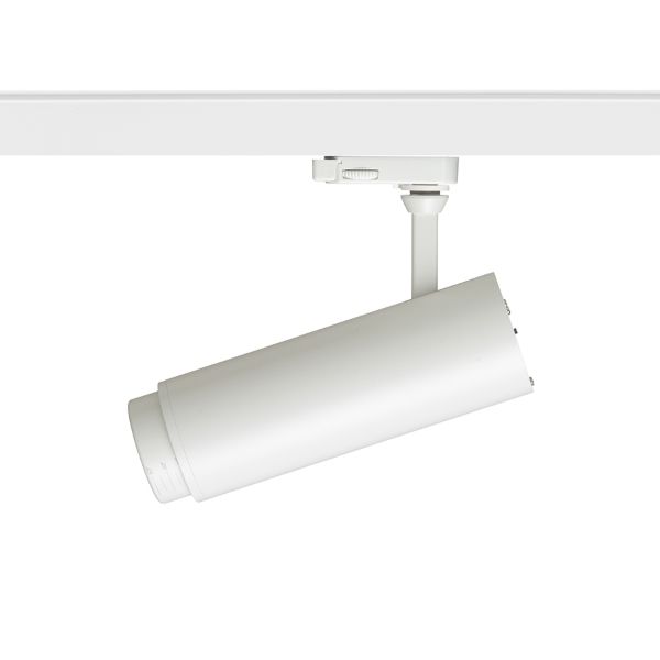 FOCUS 20 DIMM háromfázisú áramkörös sínre fehér  230V LED 20W 10 60°  3000K 4000K 5000K