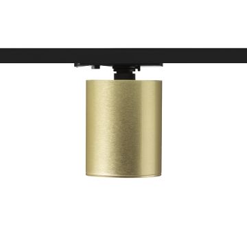 DARIO egyfázisú áramkörös sínre  szálcsiszolt sárgaréz 230V LED GU10 9W