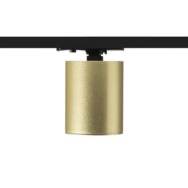 DARIO egyfázisú áramkörös sínre  szálcsiszolt sárgaréz 230V LED GU10 9W