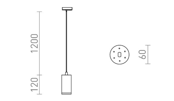 BELENOS egyfázisú áramkörös sínre függő lámpa fehér  230V LED GU10 9W