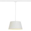 BUCKY 40 háromfázisú áramkörös sínre fehér/szürke fém 230V LED E27 15W