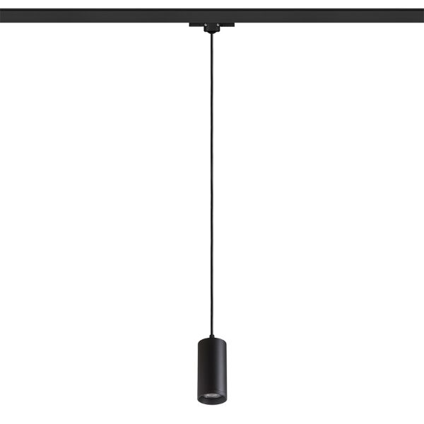BELENOS háromfázisú áramkörös sínre függö lámpa fekete  230V LED GU10 9W
